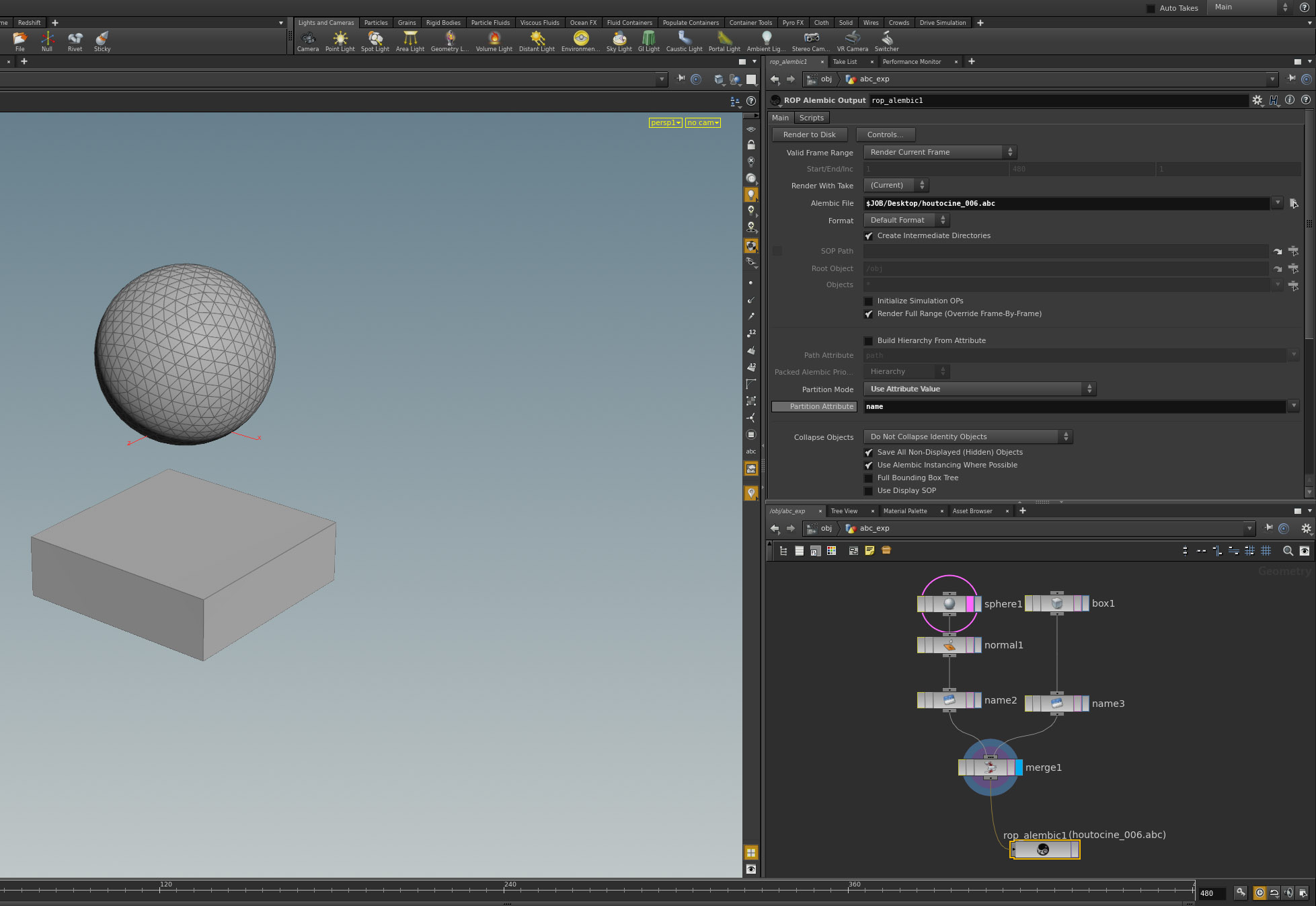 Export Alembic Hierarchy